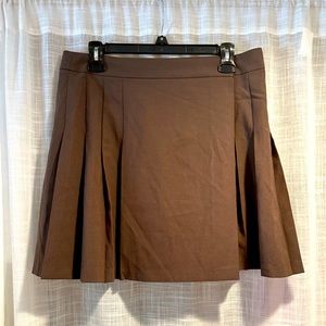 ASOS brown mini wrap skirt. NWOT